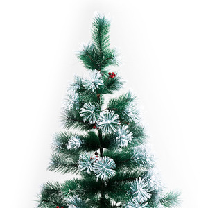 HOMCOM 5ft Artificial Green Christmas Tree Metal Stand - Green by HOMCOM