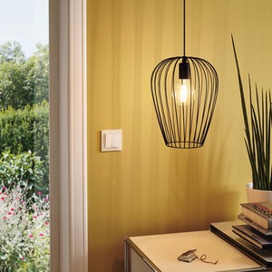 EGLO Newtown Black Pendant - Black by EGLO