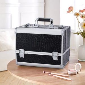 Aluminum Alloy Dual-Opening Cosmetic Organiser by komore