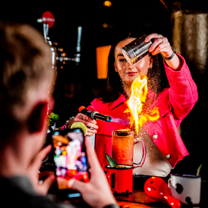 Cocktail Masterclass with Two Course Dinner at Revolution Bars - Red by Find Me A Gift