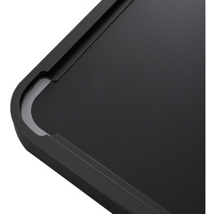 Rectangular Metal Frame Explosion-Proof Wall Mirror - Black by Livingandhome