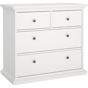 Paris 3 Piece Bedroom Set - White