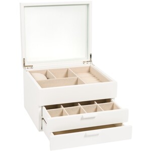 Large Jewellery Box - White