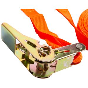 Ratchet Tie Down Straps 4.5m Orange - Orange by Blackspur