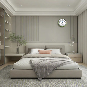 Tub Wall Clock with Thermometer - Green by Audlee