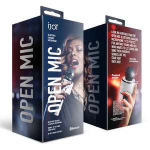 Open Mic Bluetooth Karaoke Microphone - Rose by IJoy