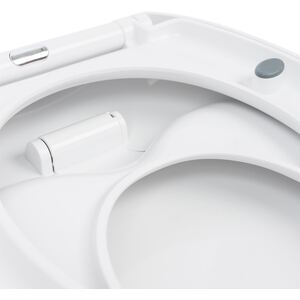 Soft Close Family Toilet Seat - White - White by Harbour Housewares