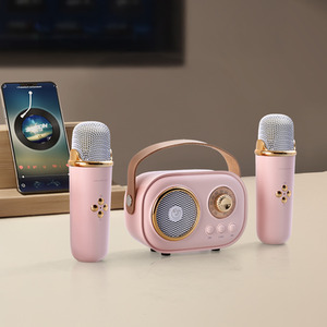 Portable Karaoke Machine with Wireless Microphones by komore