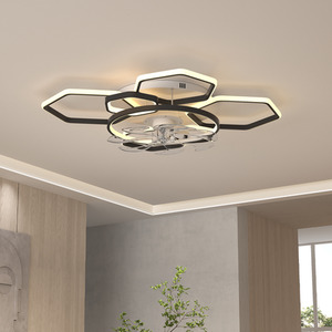 Ceiling Fan Light with App and Remote Control by Livingandhome