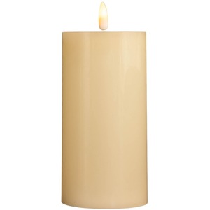 Cream Wax Melted Pool Effect Candle with Timer Function - Cream by Samuel Alexander