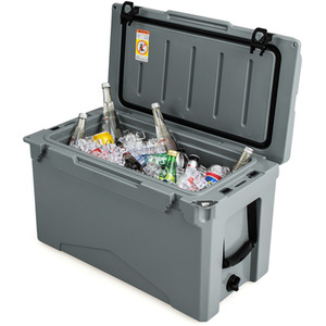 47L Rotomolded Cooler Portable Ice Chest by Costway