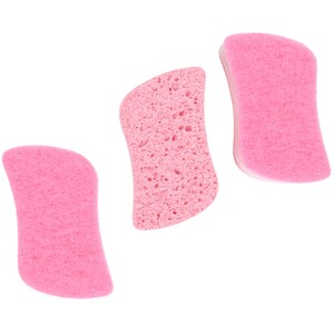 Pack of 3 Cellulose Triple Layer Sponges - Pink