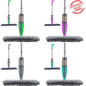 Spray Mop With Microfibre Cloth - Green by Roseley