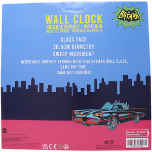DC Batman BAT TIME Wall Clock - Multi by Batman