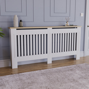 Arlington Radiator Cover - White / 172cm by Vida Designs