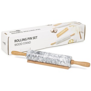 Homiu Marble Rolling Pin and Stand - Marble by Homiu