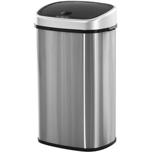HOMCOM Sensor Waste Bin - Silver / 58l by HOMCOM