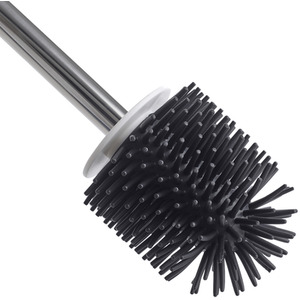 Toilet Bowl Brush Combo Set - Grey White by Livingandhome