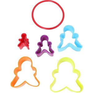 Pack of Five Gingerbread Cookie Cutters