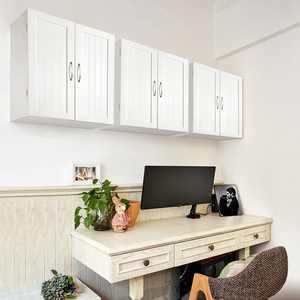 Wall Mount Cabinet Storage Organizer - White by Yaheetech