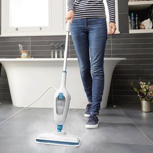 Black and Decker 1300W 10 in 1 Steam Mop - White by Black and Decker