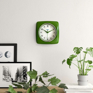 Retro Indoor Wall Clock - Green by Audlee