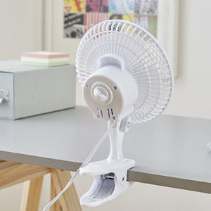 Neo Mini Clip Base Mount Desk Fan - White by Neo