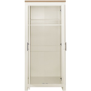 Wooden 4 Piece Furniture Set Wardrobe Chest of Drawers Bedsides Highgate - Cream by Birlea