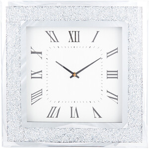 Glamour Crushed Crystal Clock