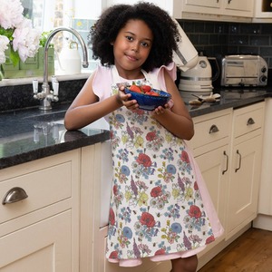 Wipe Clean Wildflower Child Apron - Multi by Heather Victoria Design
