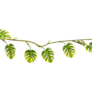 Solar Palm Leaf Garland - Green