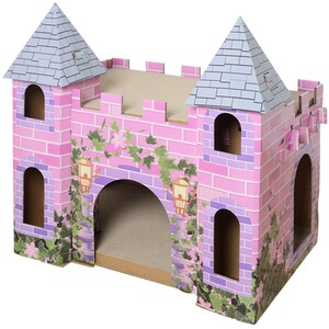 Princess Castle Cat Scratcher - Pink by Clever Paws
