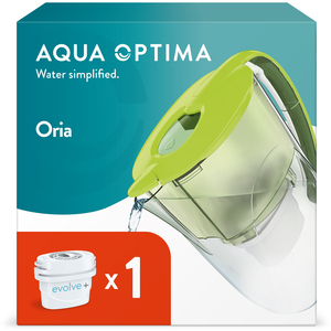 Oria Water 2.8L Filter Jug - Green / 1 pack by Aqua Optima