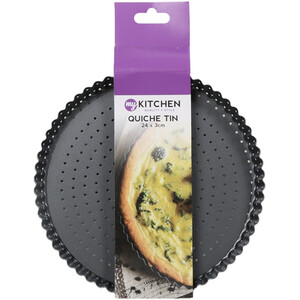 26cm Quiche Tin - Grey