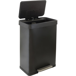 60L Premium Pedal Bin - Black