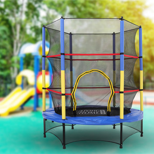 Children's Trampoline with Safety Net and Enclosure by Livingandhome