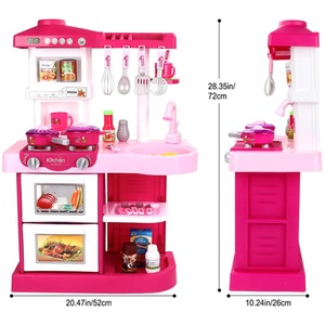 Kitchen Play Set with Lights and Sound by deAO