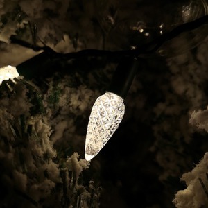 Multi action Pine Cone Christmas Lights - Warm White by Samuel Alexander