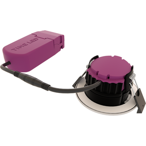 IQ SMART 8w LED RGBCW Fire Rated Downlight - White / WiFi Connectivity by TIMELED