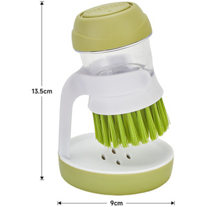 Dish Pot Brush With Soap Dispenser by Livingandhome