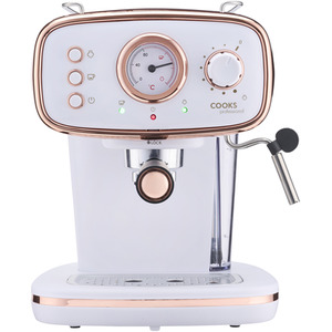 15-Bar Retro Espresso Coffee Machine by Cooks Professional