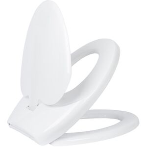 Soft Close Family Toilet Seat - White - White by Harbour Housewares