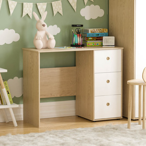 Neptune 3 Piece Bedroom Set - Desk, 5 Drawer Chest, Wardrobe by Vida Designs