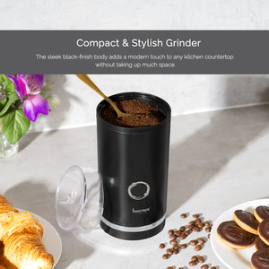 Innoteck Electric Coffee and Spice Grinder - Black by Innoteck