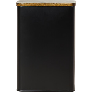 Malmo Rectangular Canister - Black / Sugar