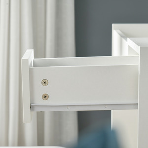 HOMCOM Dressing Table Set With Mirror - White by HOMCOM