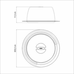 Tramontina Cake Set 33 cm - Silver by Tramontina
