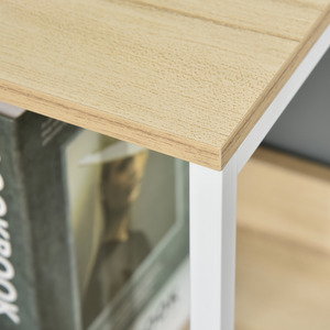 HOMCOM 4 Drawer Storage Chest Unit Home with Shelves Home Living Room Bedroom - White by HOMCOM