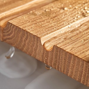 Wooden Draining Board Traditional Belfast Butler Sink - Brown by NOVECRAFTO