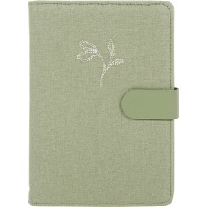 Eco A5 Cotton Notebook - Green